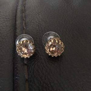 Stella and dot rose gold earrings